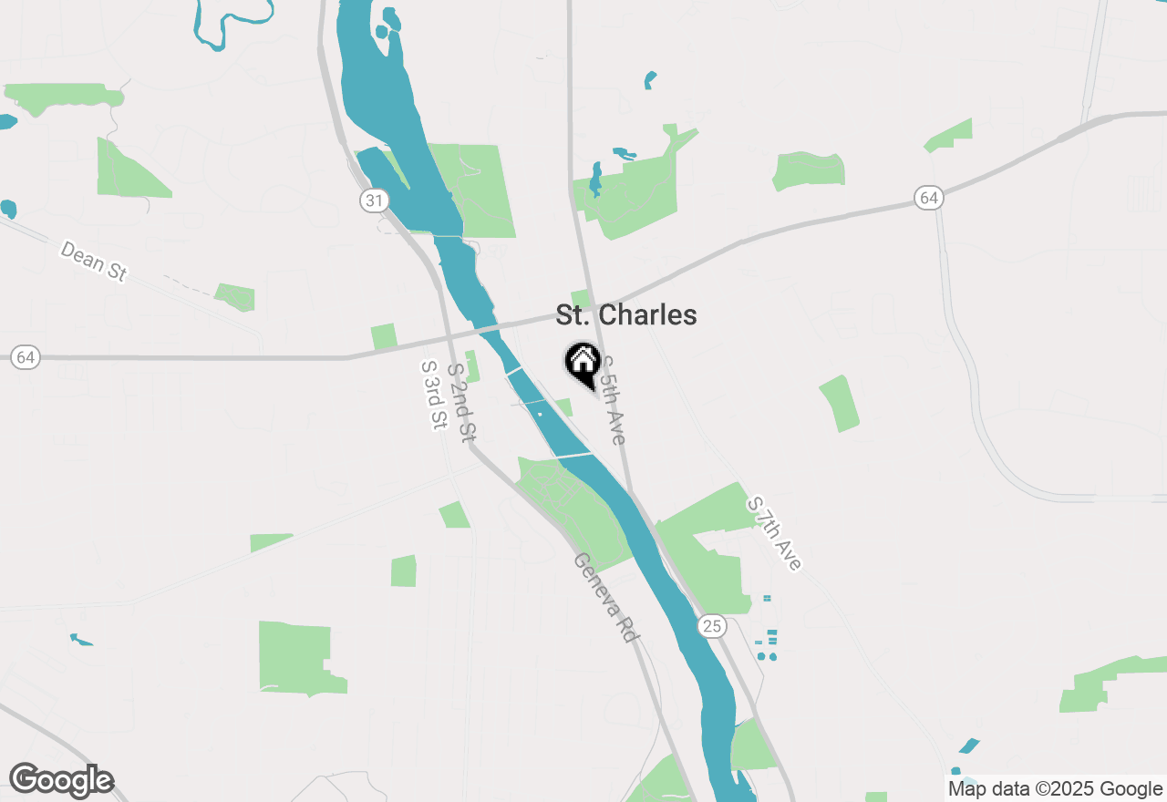 Map of 311 Ohio Avenue, St. Charles, IL 60174