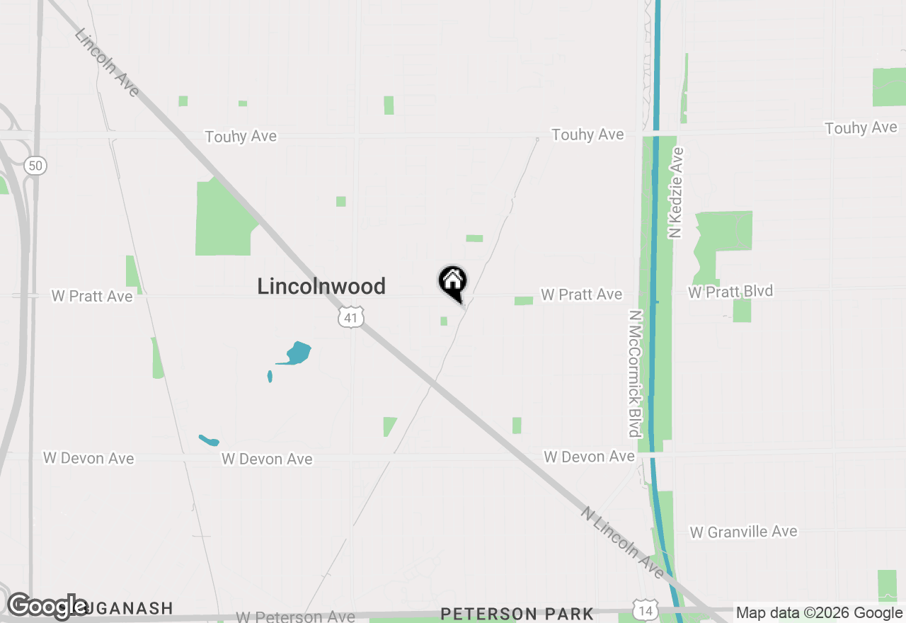 Map of 3732 W Columbia Avenue, Lincolnwood, IL 60712