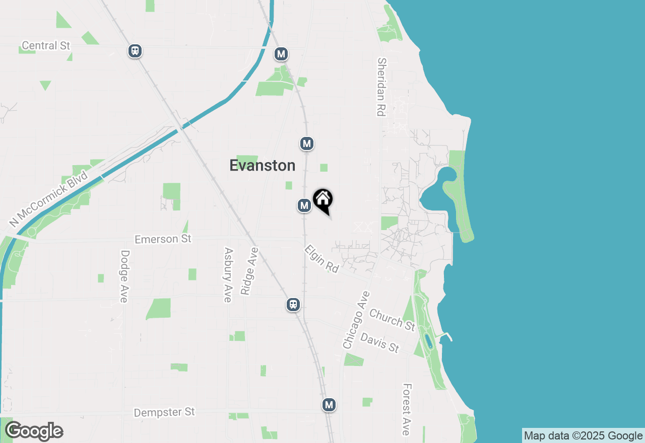 Map of 1930 Sherman Avenue, Evanston, IL 60201