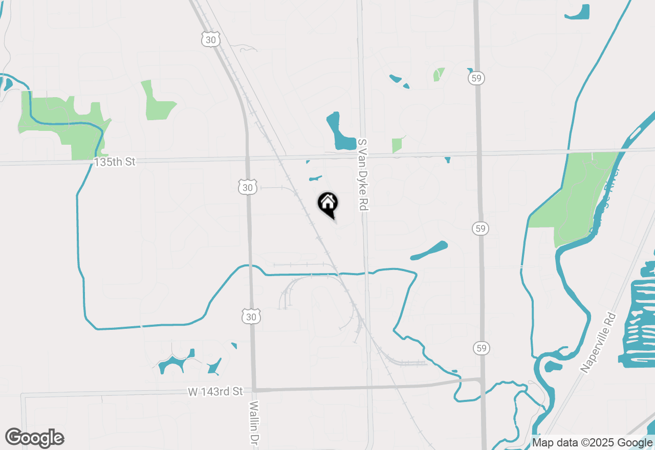 Map of 24434 Kennedy Circle, Plainfield, IL 60544