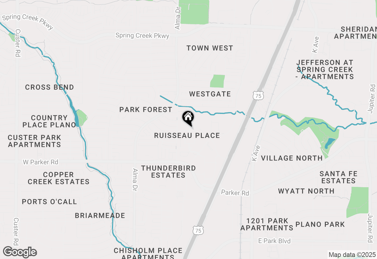 Map of 3701 Promenade Drive, Plano, TX 75023