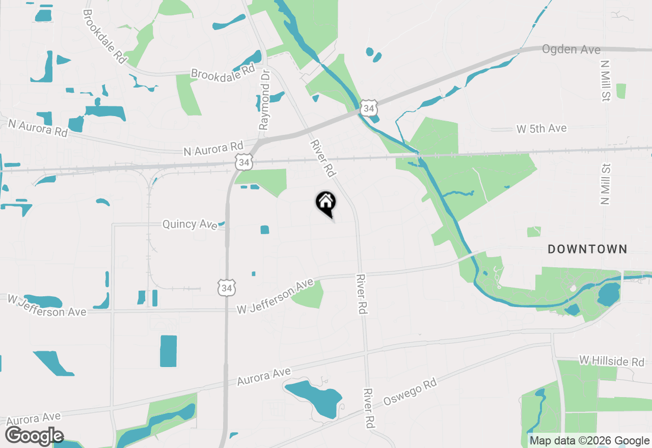 Map of 1336 Chestnut Ridge Drive, Naperville, IL 60540