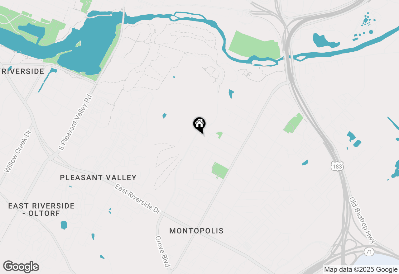 Map of 1101 Grove Blvd #102, Austin, TX 78741