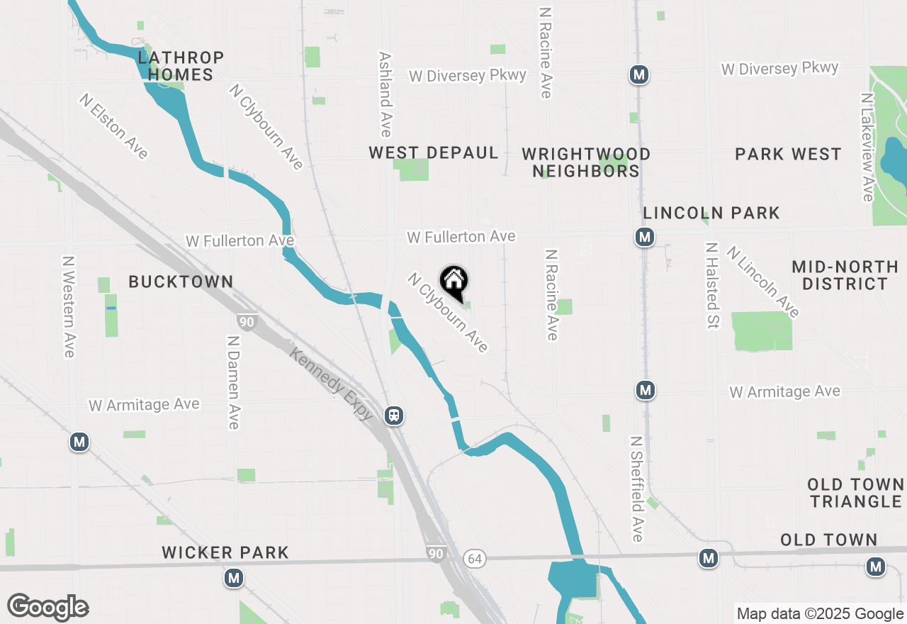 Map of 2203 N Clybourn Avenue, Chicago, IL 60614