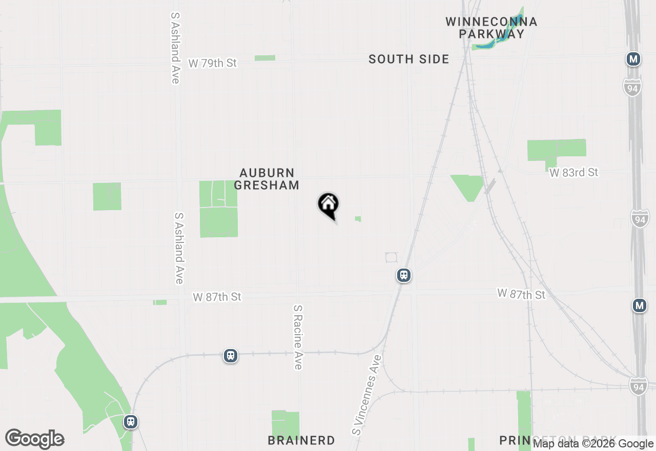 Map of 8441 S Aberdeen Street, Chicago, IL 60620