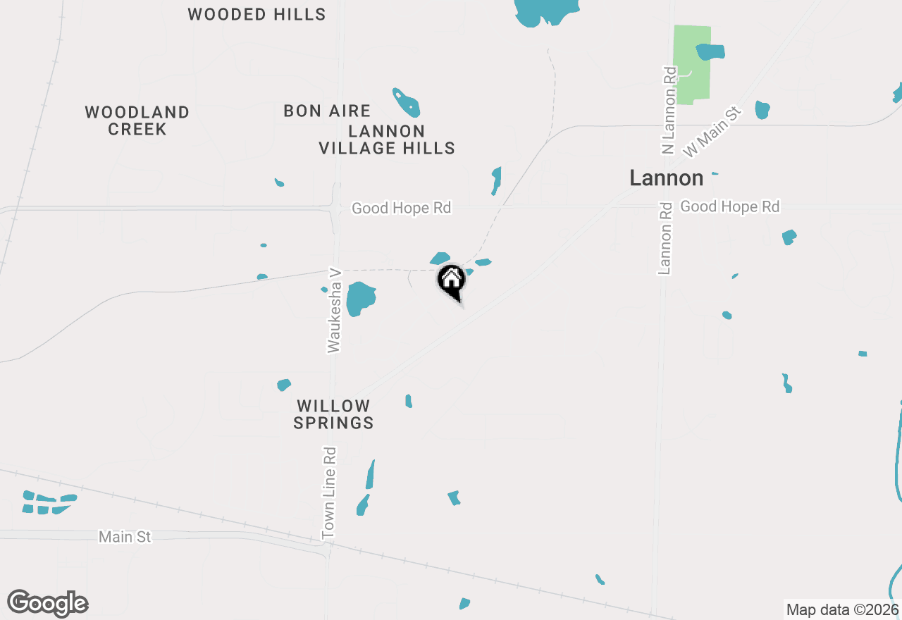 Map of 6972 Flagstone Pass Cir, Lannon, WI 53046