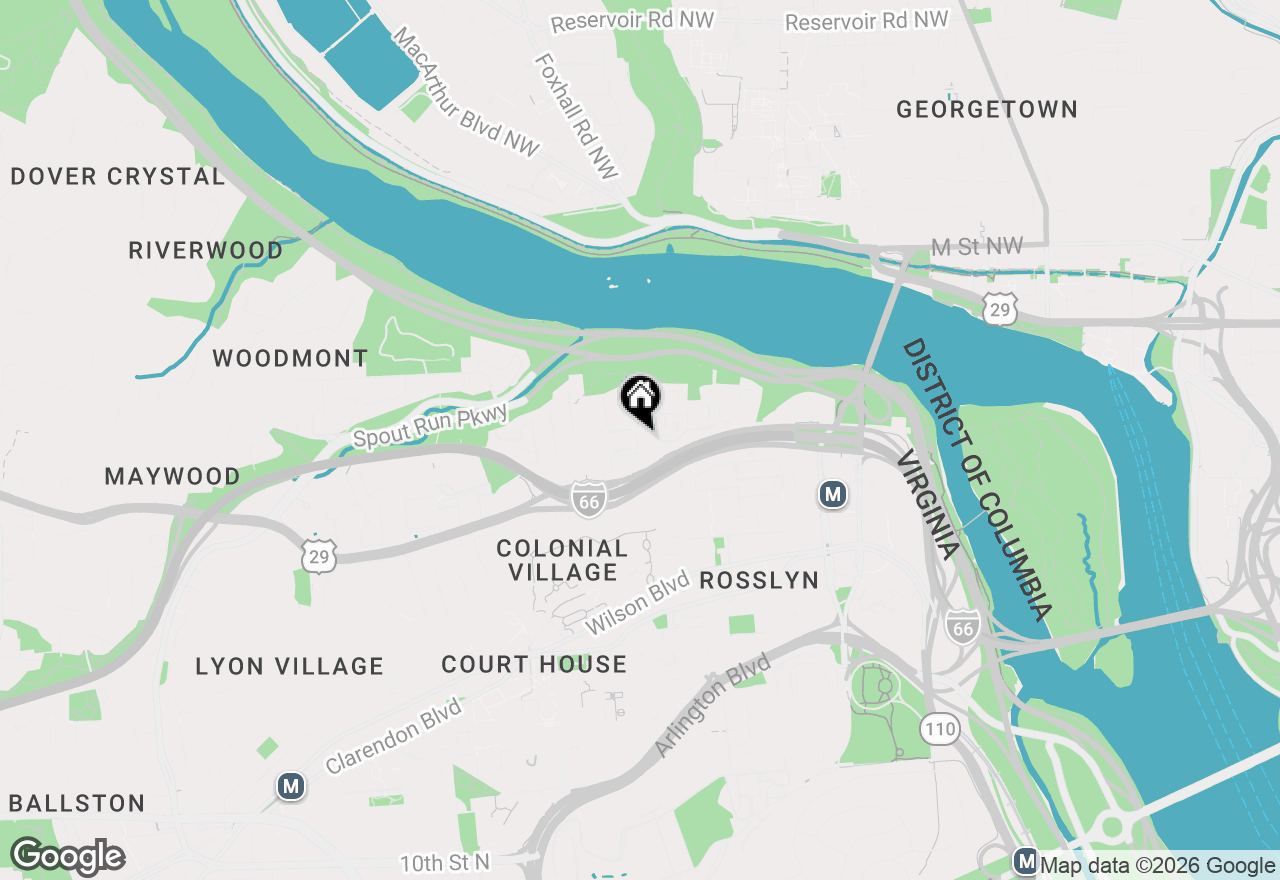 Map of 2105 N Rolfe Street #A, Arlington, VA 22209