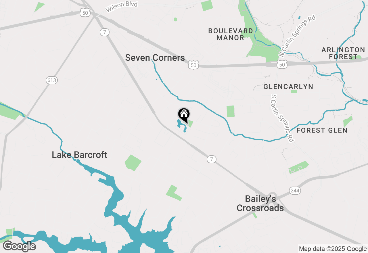 Map of 3300 Lakeside View Drive, Falls Church, VA 22041
