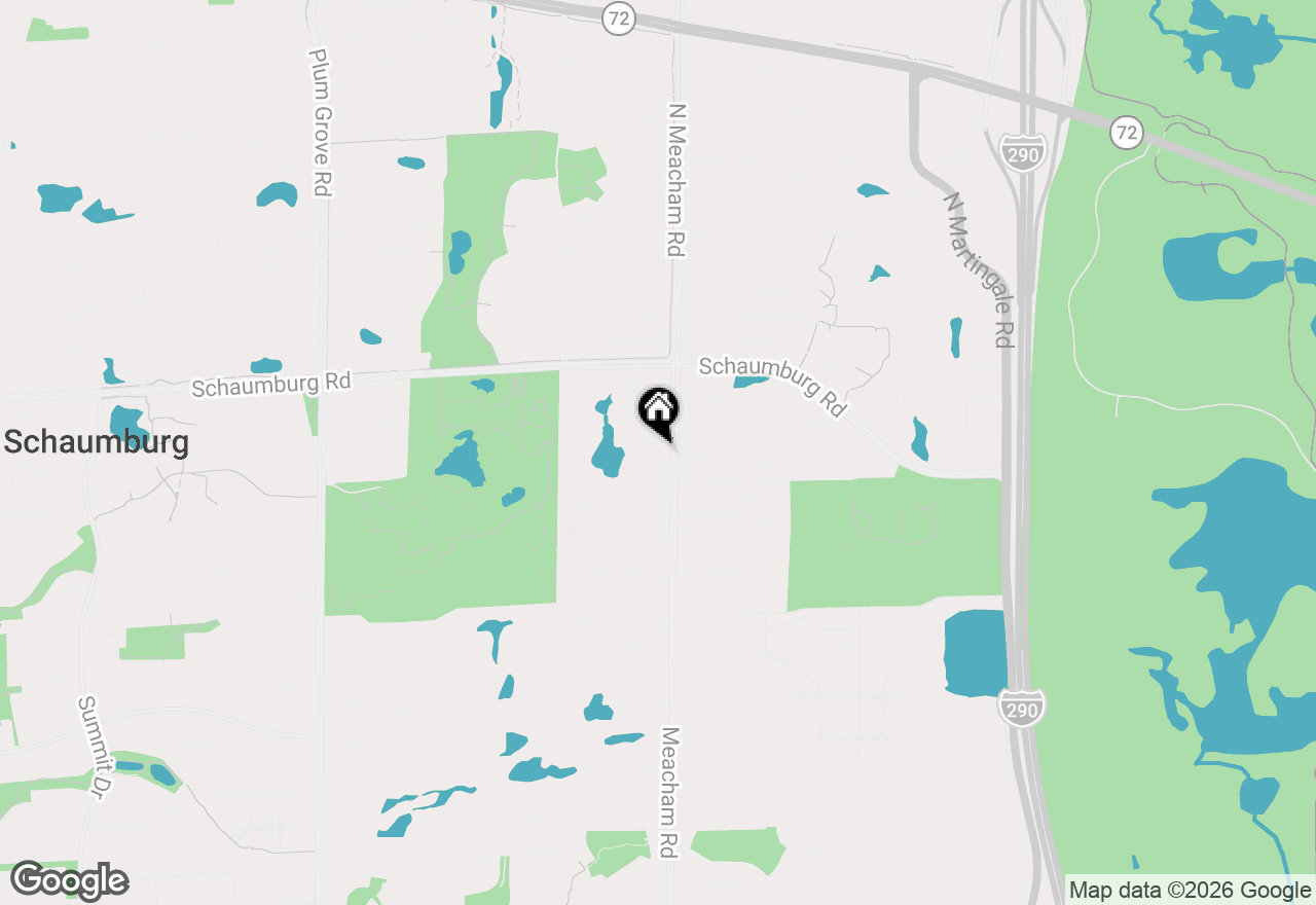 Map of 1303 Woodside Court #A1, Schaumburg, IL 60193