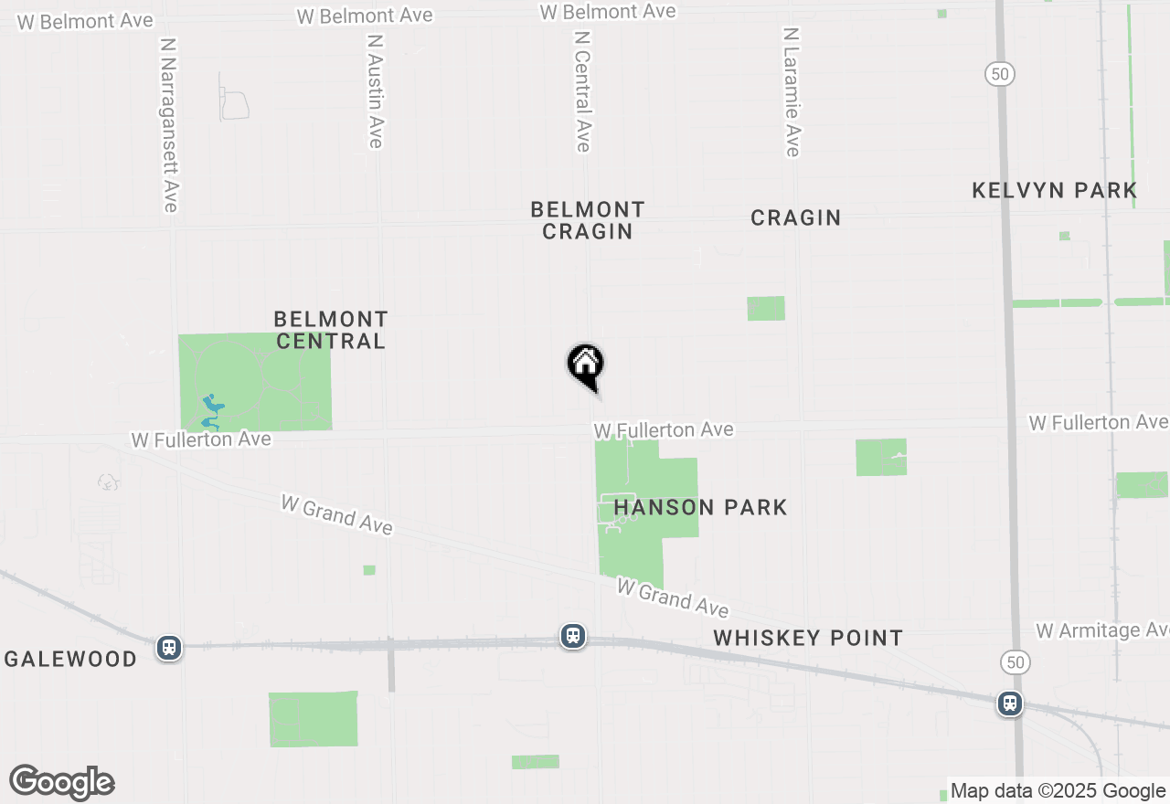 Map of 2430 N Central Avenue, Chicago, IL 60639