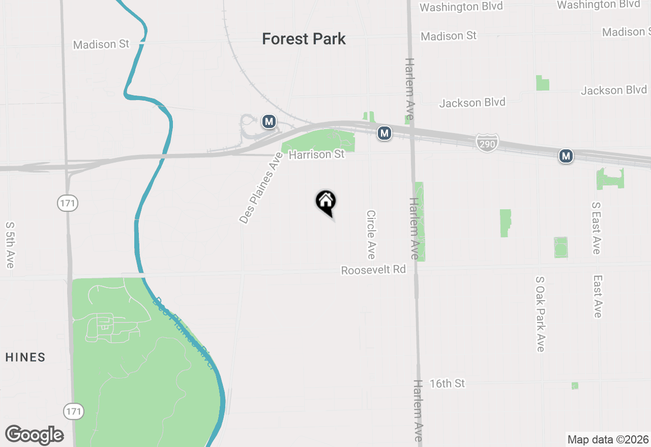 Map of 1015 Beloit Avenue, Forest Park, IL 60130