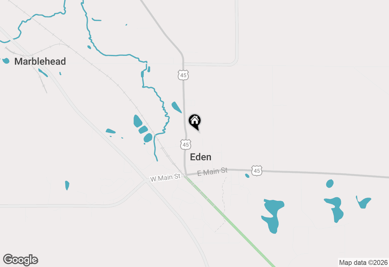 Map of N4301 Us Highway 45, Eden, WI 53019