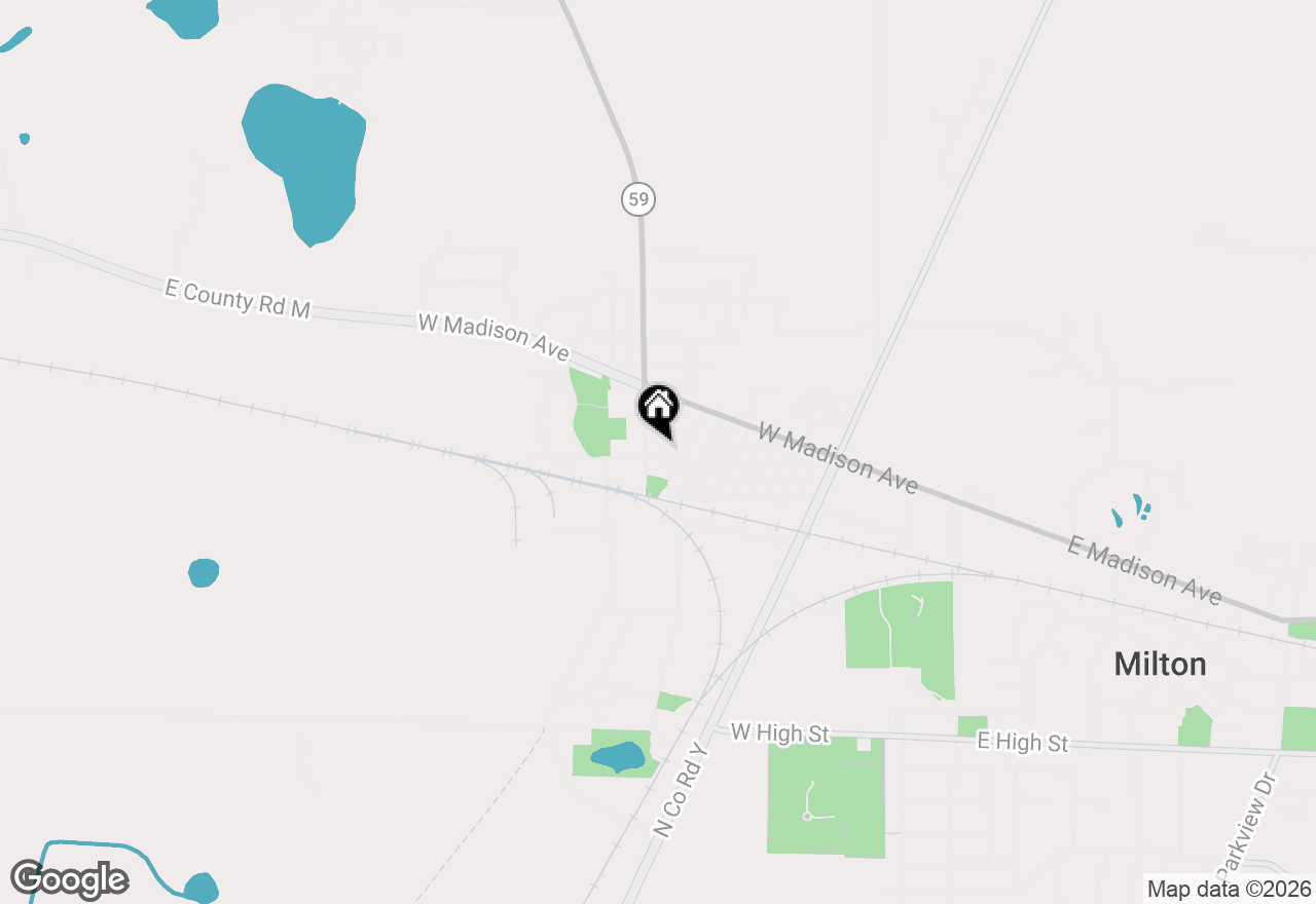 Map of 736 Ansley Avenue, Milton, WI 53563