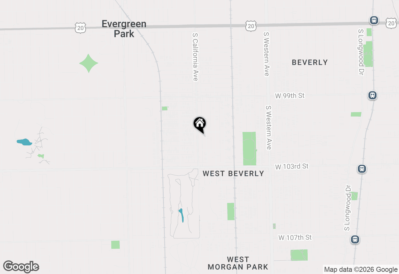 Map of 10115 S California Avenue, Chicago, IL 60655