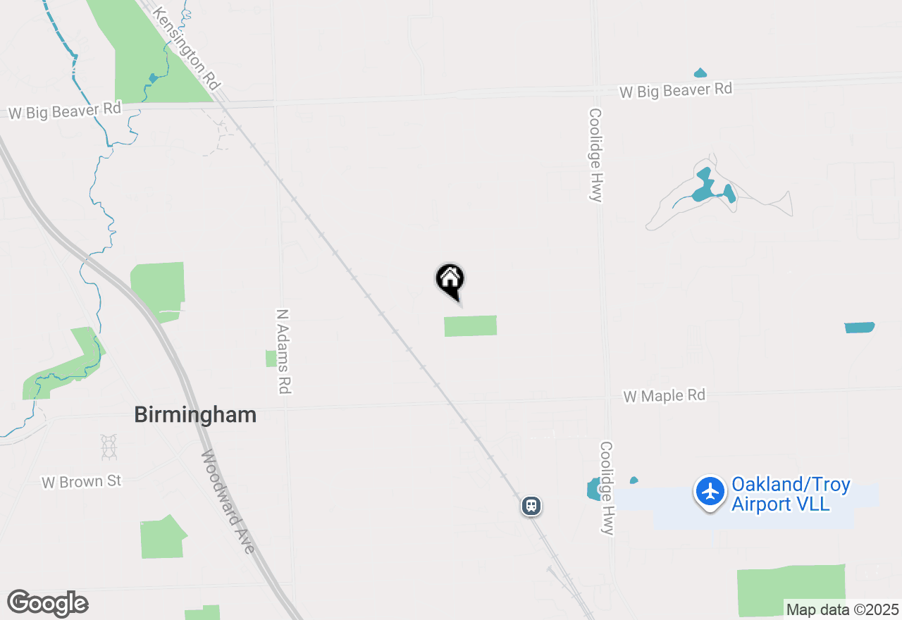 Map of 2031 Windemere Road, Birmingham, MI 48009