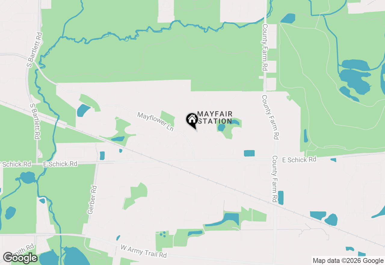 Map of 1516 Trenton Lane, Bartlett, IL 60103