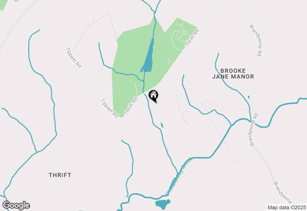 Map of 11603 Butlers Branch Road, Clinton, MD 20735