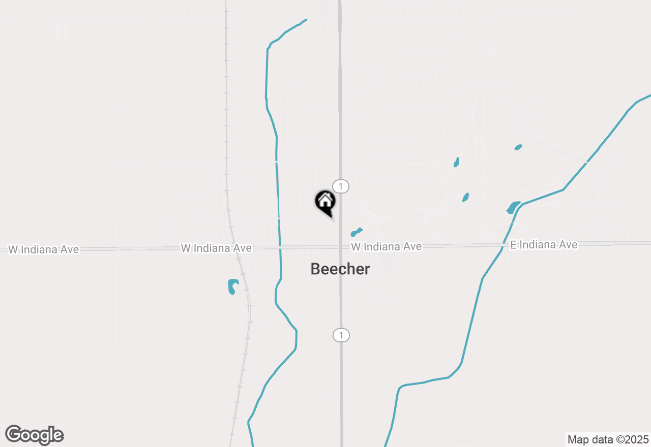 Map of 528 Penfield Street, Beecher, IL 60401