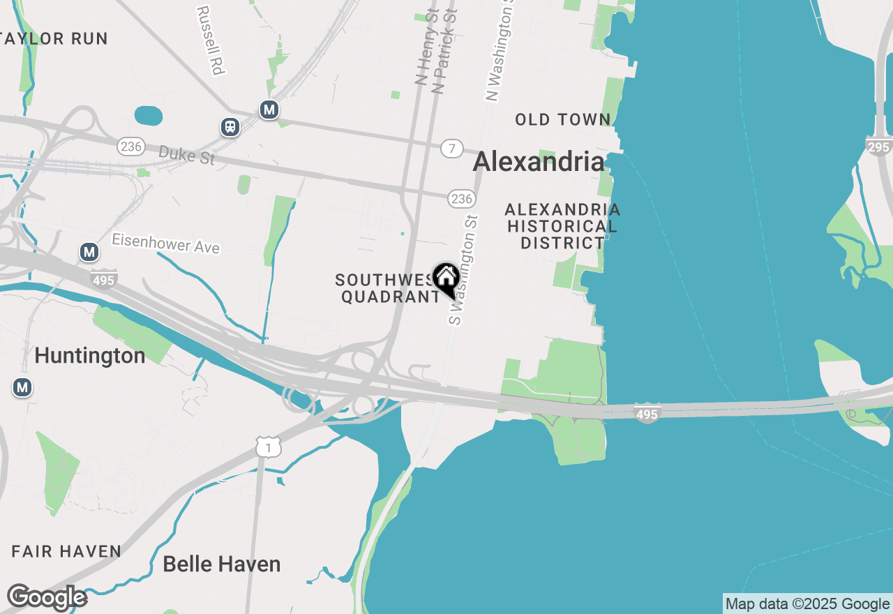 Map of 715 S Washington Street #A-32, Alexandria, VA 22314
