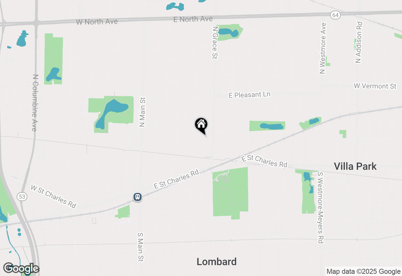 Map of 228 N Lombard Avenue, Lombard, IL 60148