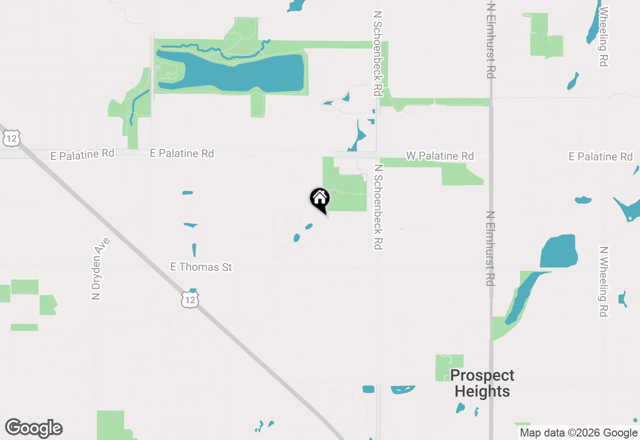 Map of 1615 N Dale Avenue, Arlington Heights, IL 60004
