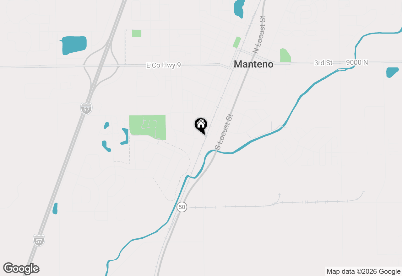 Map of 5 Dani Court, Manteno, IL 60950