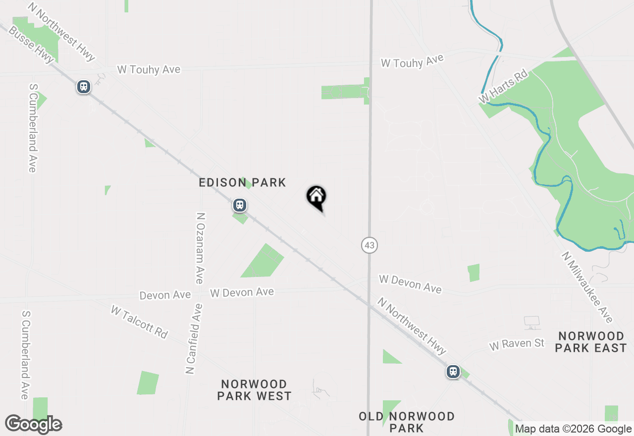 Map of 6653 N Oketo Avenue, Chicago, IL 60631