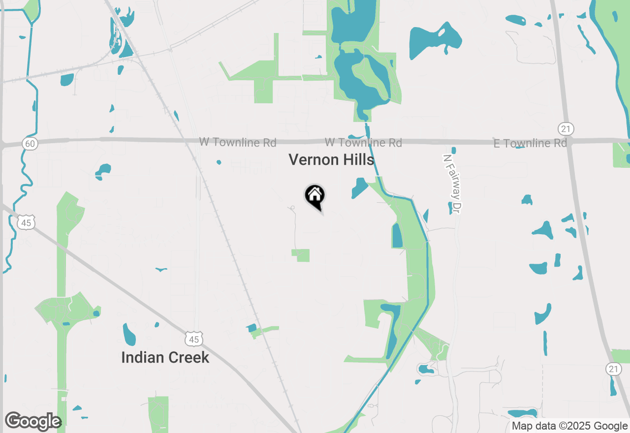 Map of 419 Appleton Drive, Vernon Hills, IL 60061