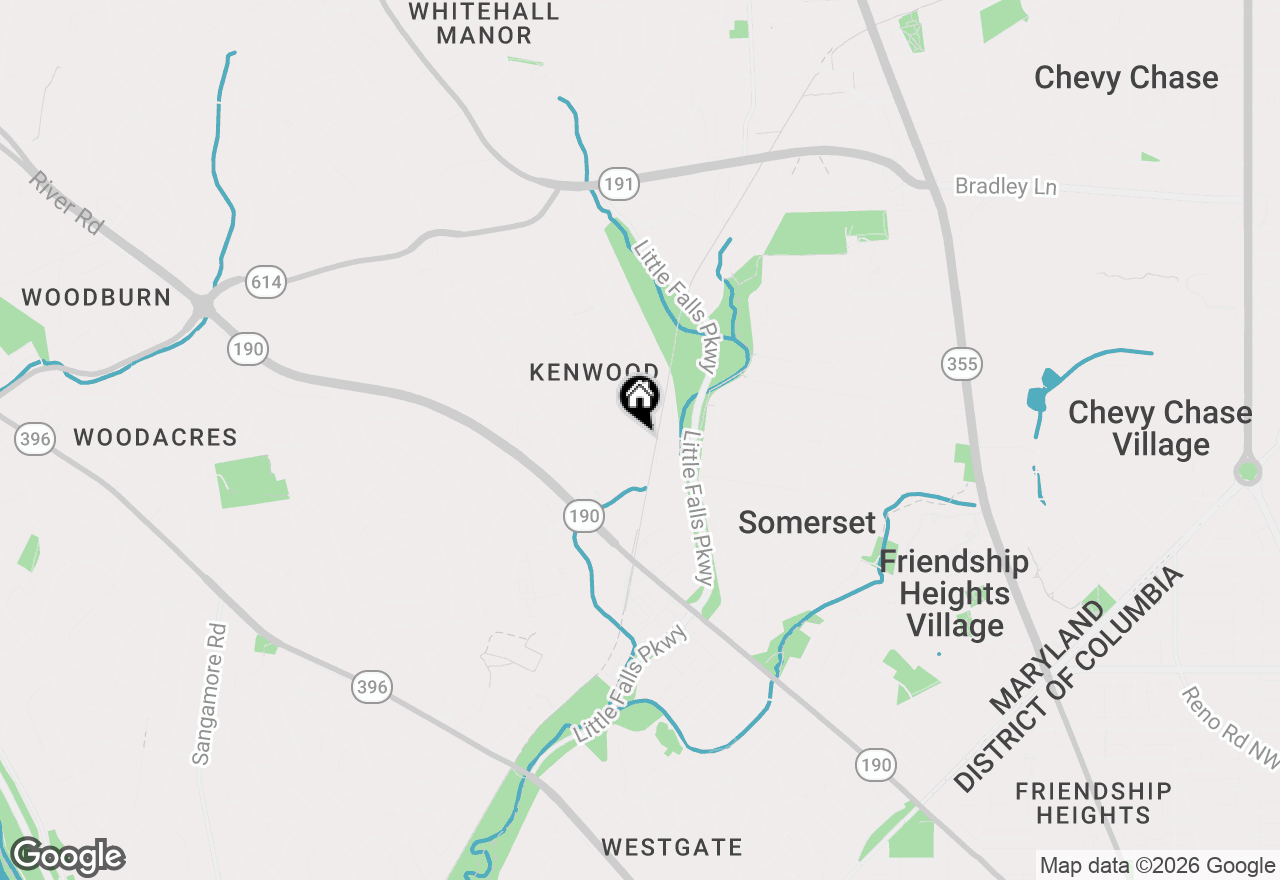 Map of 5200 Dorset Avenue, Chevy Chase, MD 20815