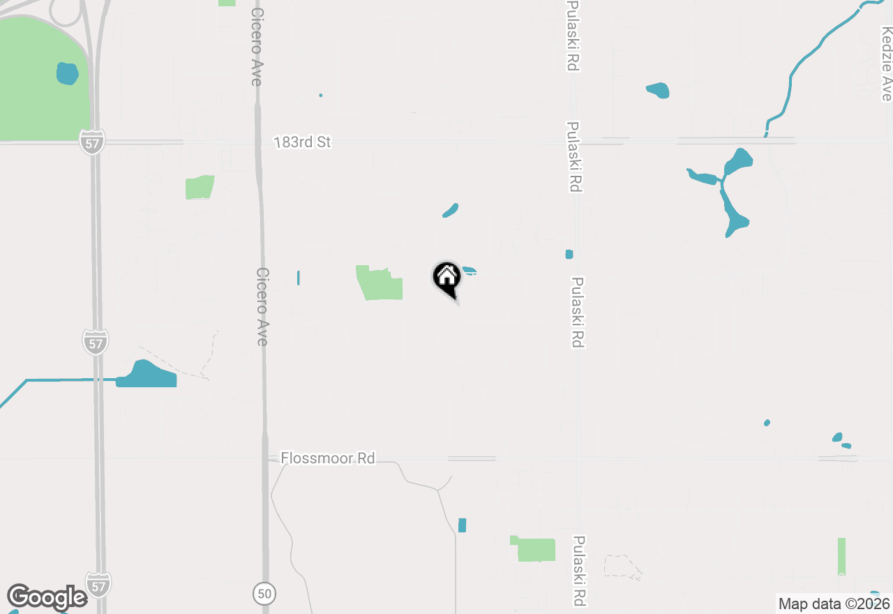 Map of 4311 187th Street, Country Club Hills, IL 60478