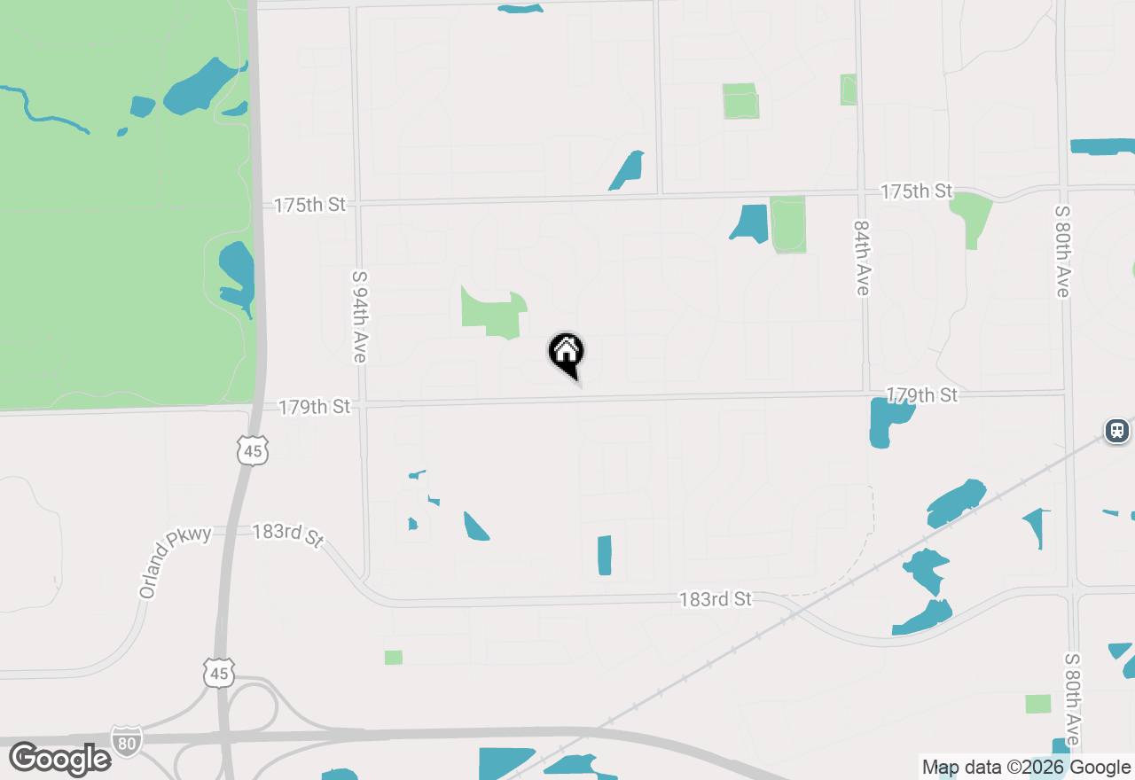 Map of 8955 Linden Drive, Tinley Park, IL 60487