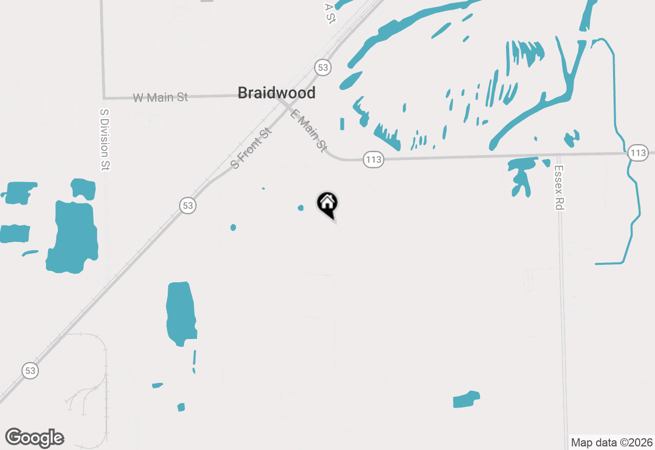 Map of 406 S Comet Drive, Braidwood, IL 60408