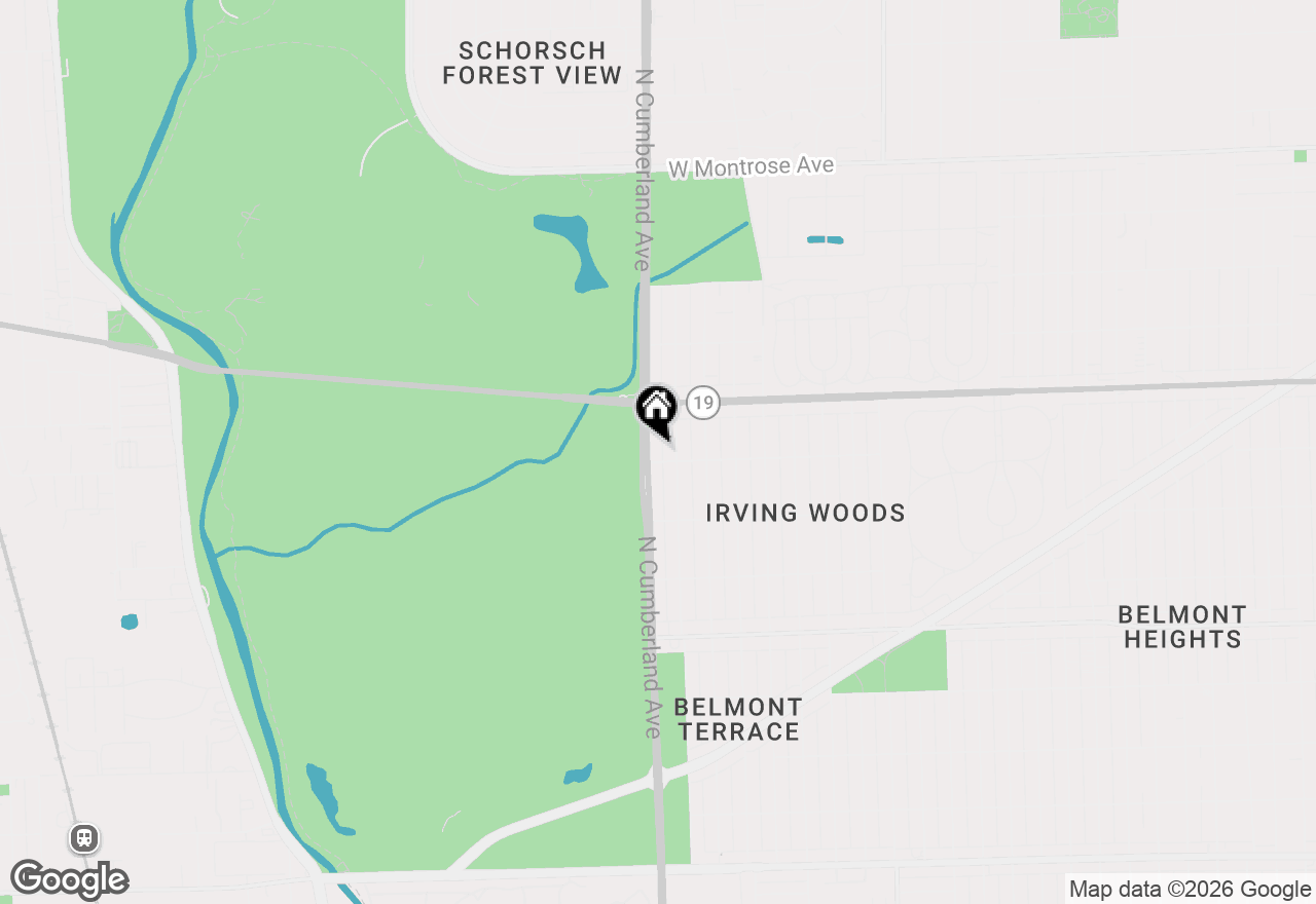 Map of 3909 N Cumberland Avenue, Chicago, IL 60634