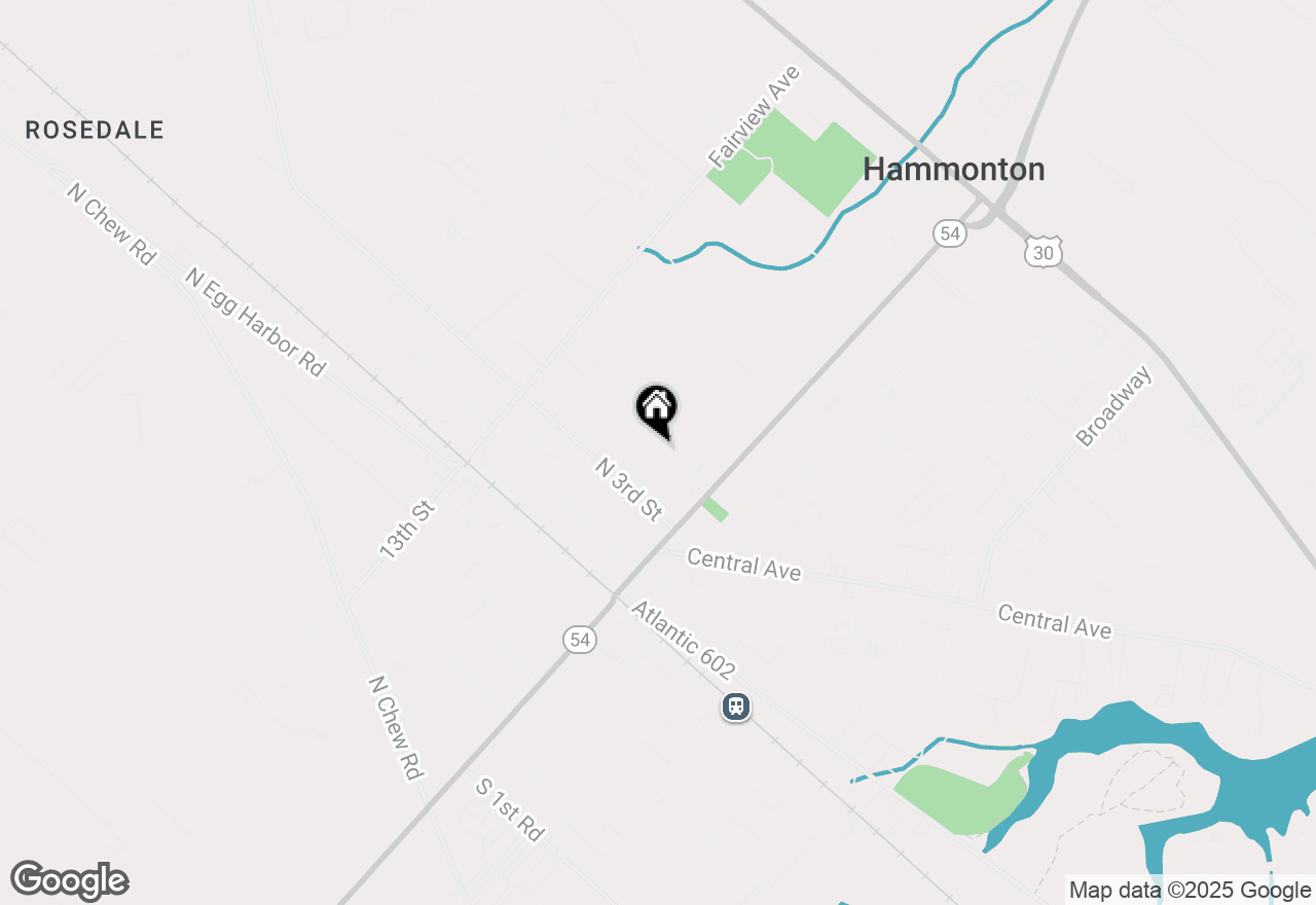 Map of 342 Pleasant St E, Hammonton, NJ 08037