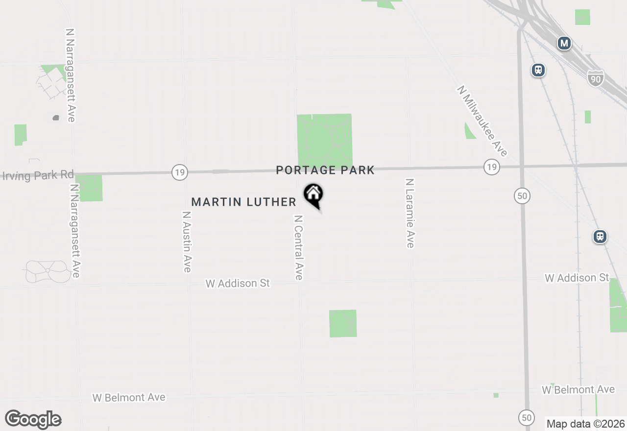 Map of 5525 W Berenice Avenue, Chicago, IL 60641