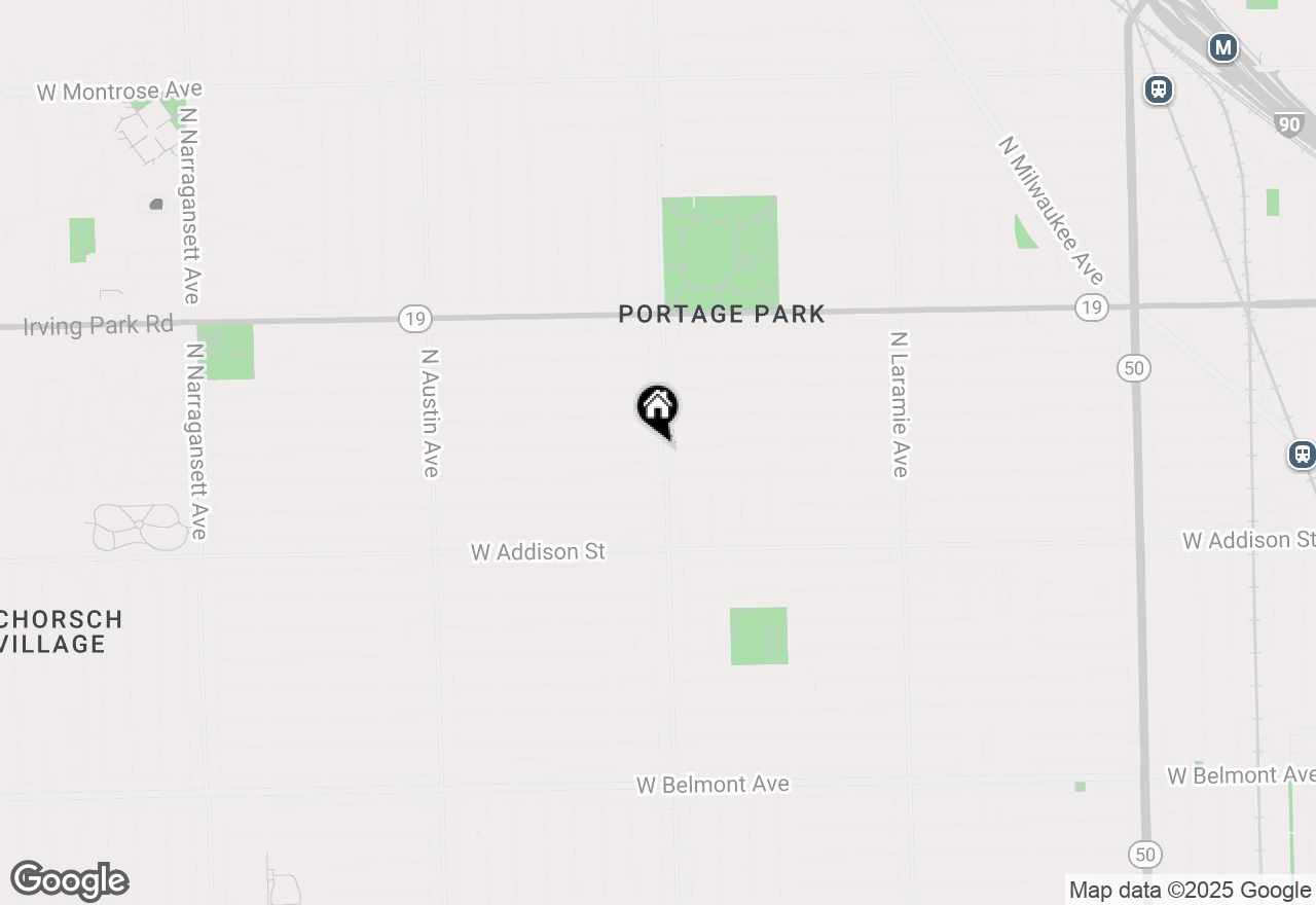 Map of 3746 N Central Avenue #1H, Chicago, IL 60634