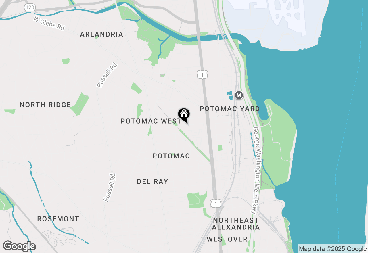 Map of 305 E Raymond Avenue, Alexandria, VA 22301