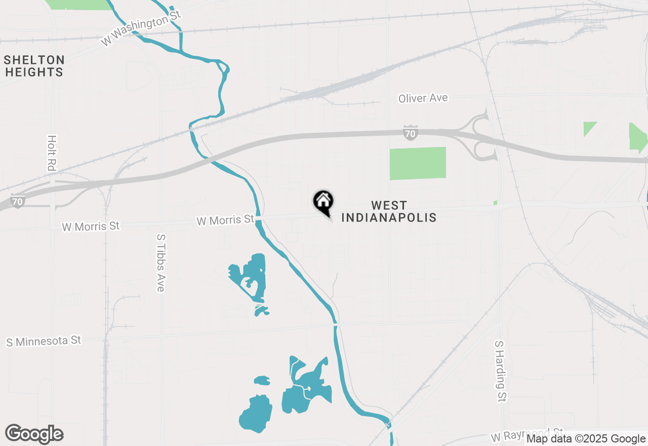 Map of 2501 W Morris Street, Indianapolis, IN 46221