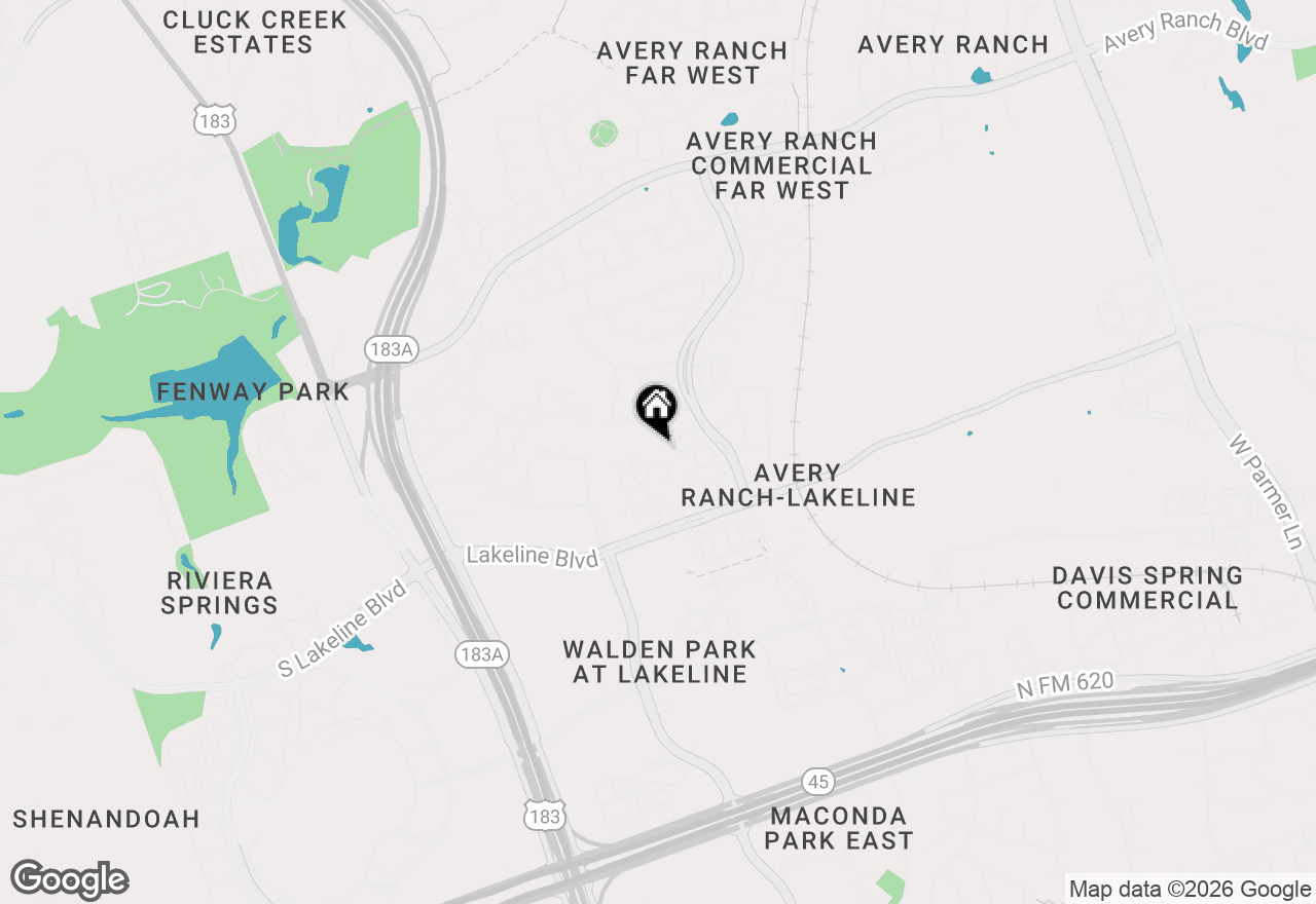 Map of 10800 Lakeline Blvd #12106, Austin, TX 78717