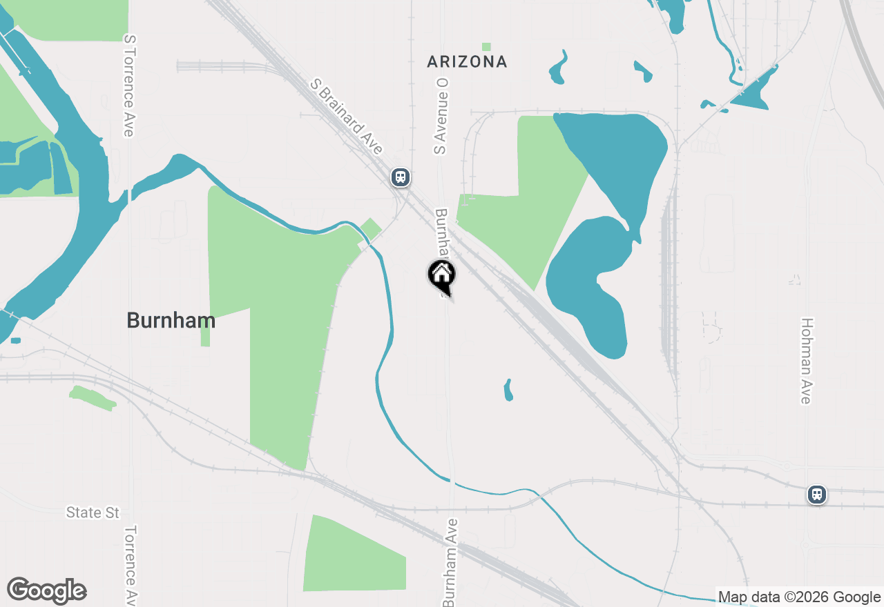 Map of 14032 S Burnham Avenue, Burnham, IL 60633