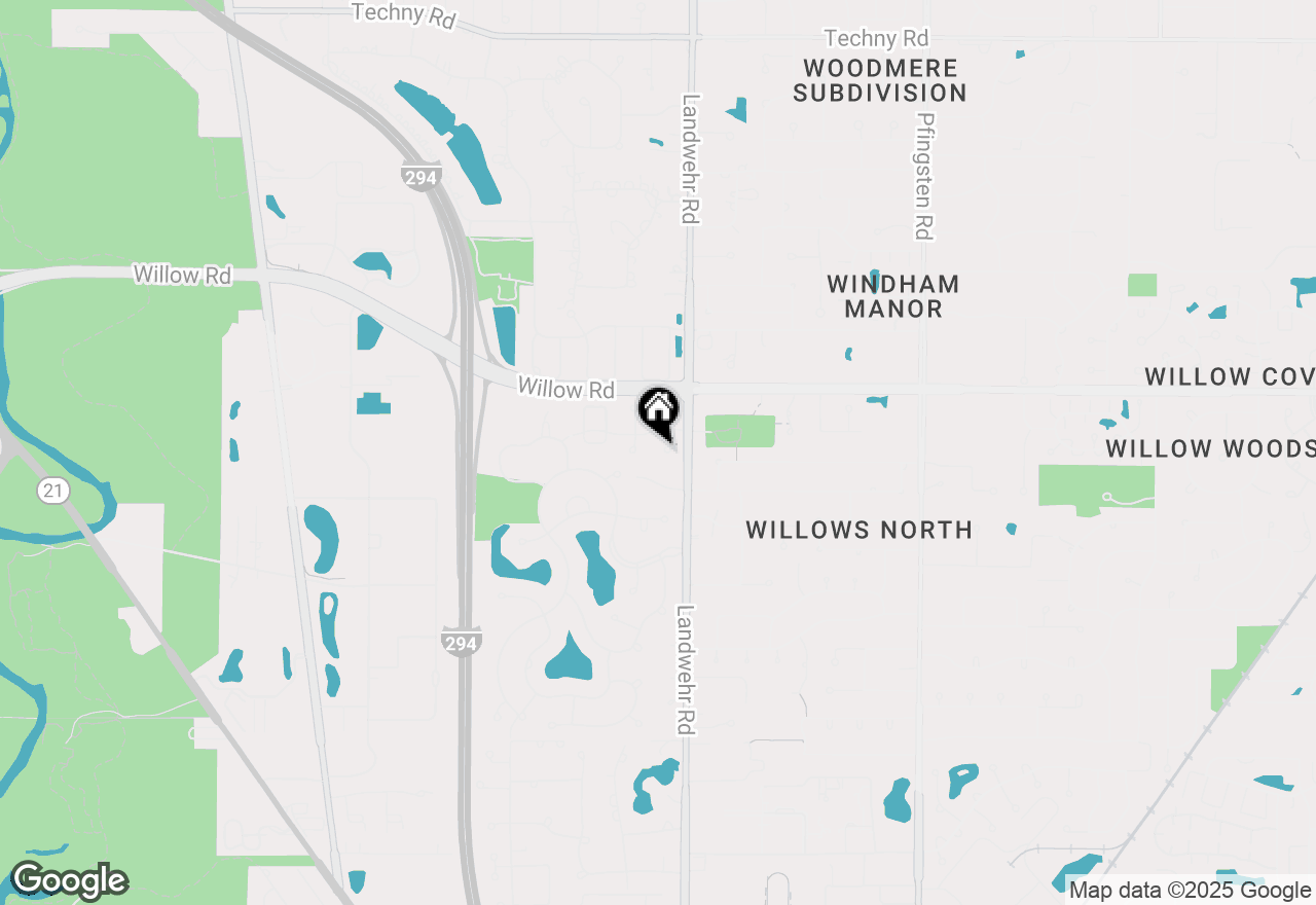 Map of (Address confidential), Glenview, Illinois 60026