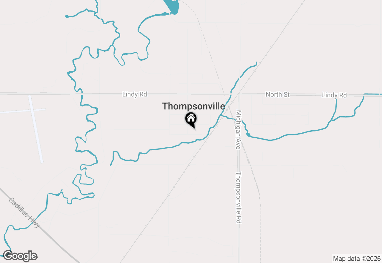 Map of 14620 South Street, Thompsonville, MI 49683