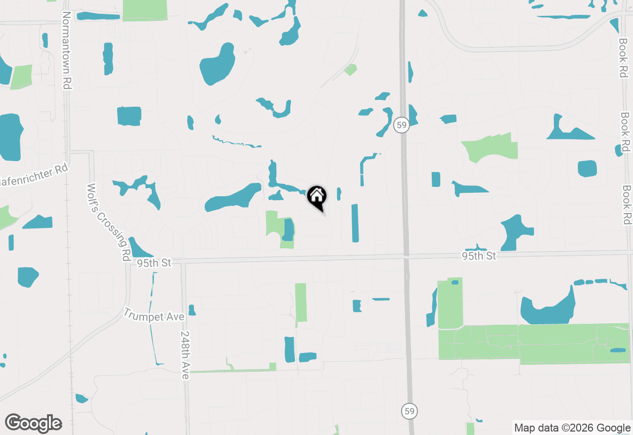 Map of 3423 Interlochen Lane, Naperville, IL 60564