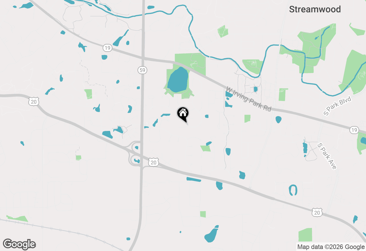 Map of 6 Dartmouth Court, Streamwood, IL 60107