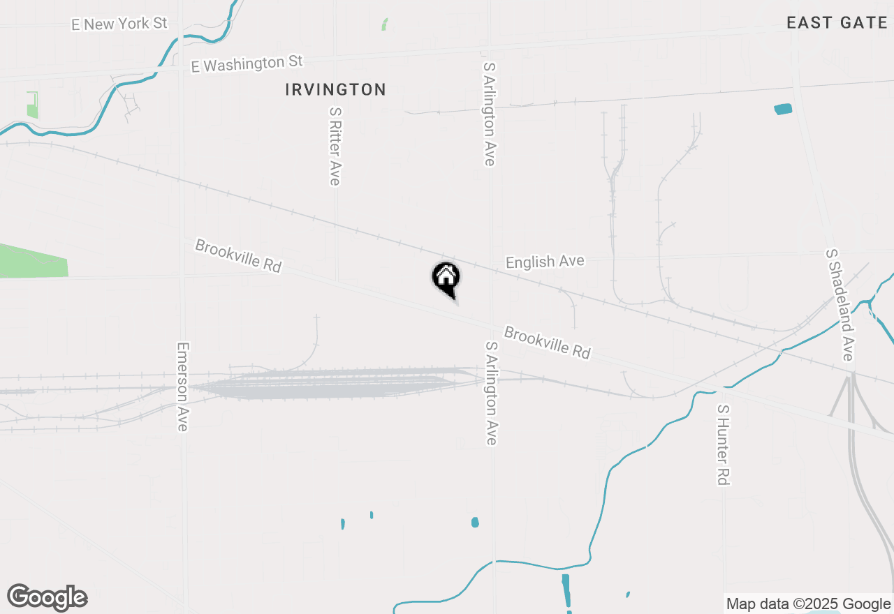 Map of 5860 Brookville Road, Indianapolis, IN 46219