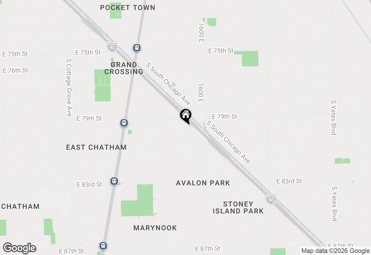 Map of 7935 S Blackstone Avenue, Chicago, IL 60619