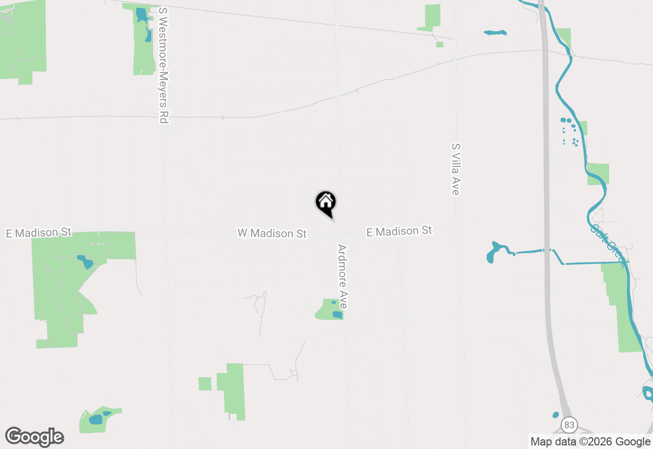 Map of 735 S Princeton Avenue, Villa Park, IL 60181