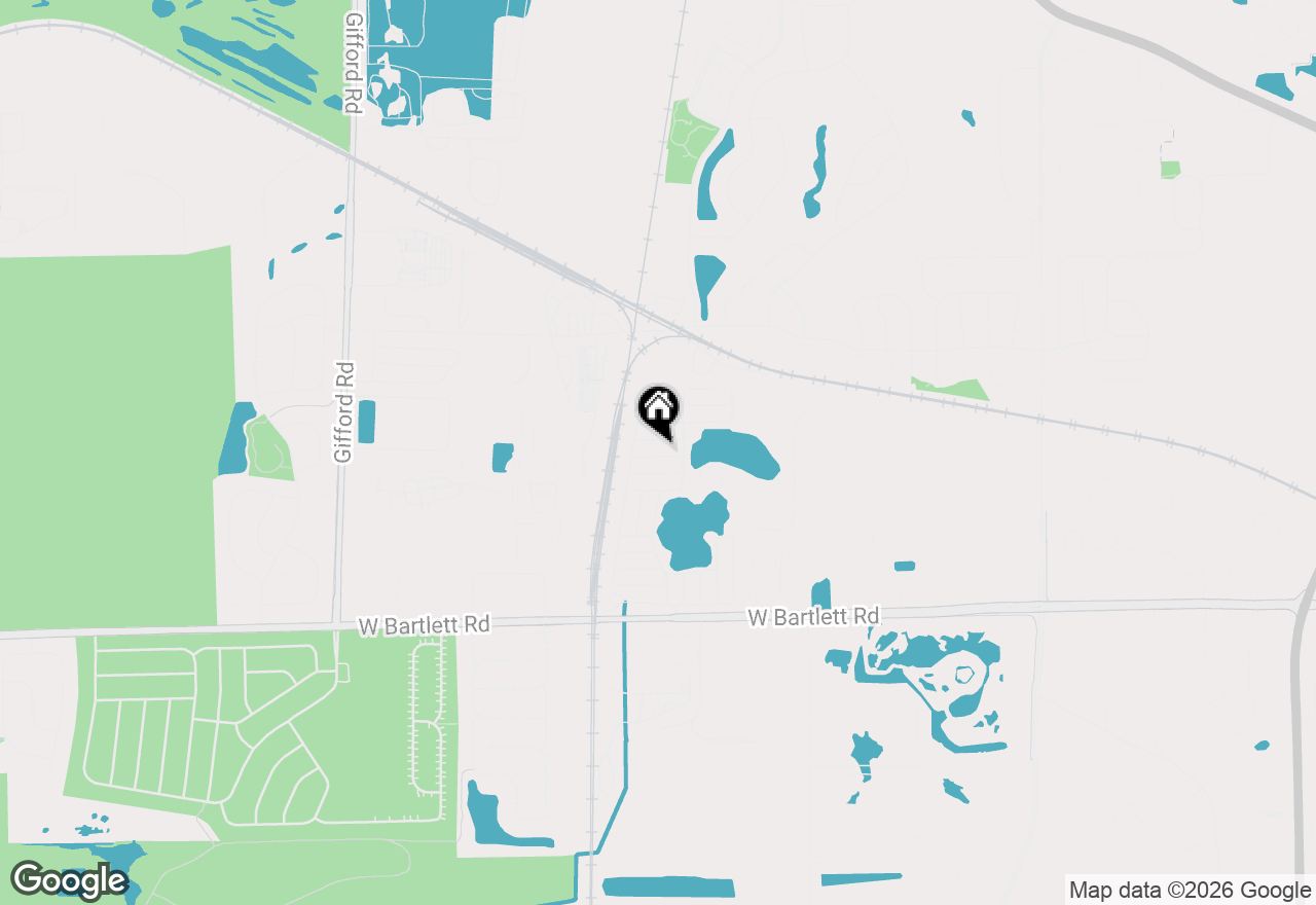 Map of 112 8th Avenue, Bartlett, IL 60103