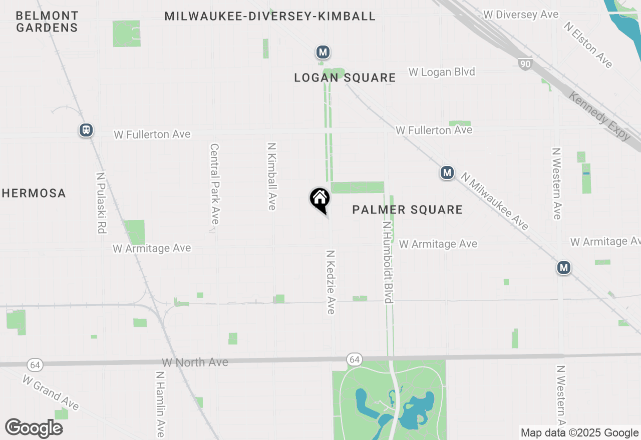 Map of 3219 W Dickens Avenue, Chicago, IL 60647