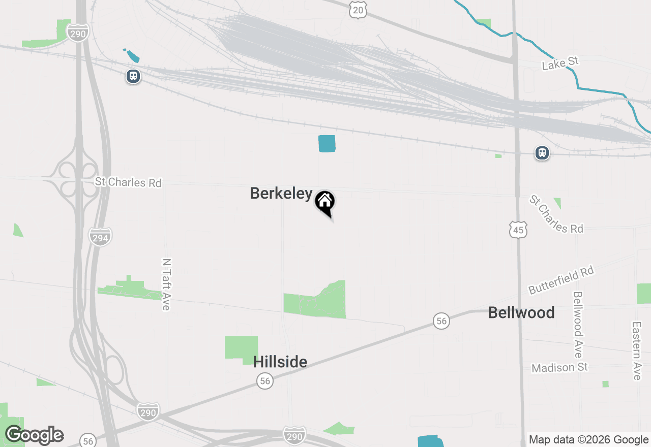 Map of 1456 N Rohde Avenue, Berkeley, IL 60163